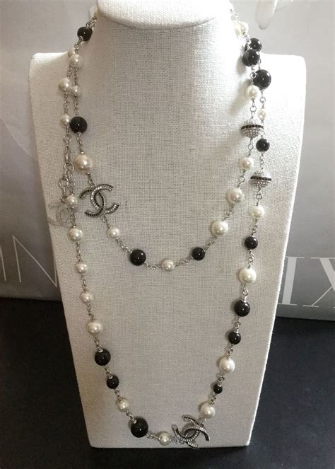 buy chanel necklace uk|chanel black and white necklace.